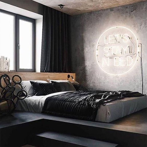 camera stile industriale